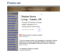 Tablet Screenshot of frases.net